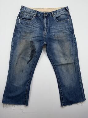 Vintage Unionbay Skateboarding Baggy Blue Denim Streetwear Y2K Jeans Mens 38x27